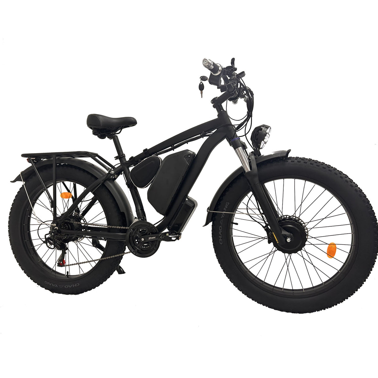 ( Ship from China) SMLRO XDC600 Plus Dual Motors Electric Bike | Hydralic Disc Brake| All Black