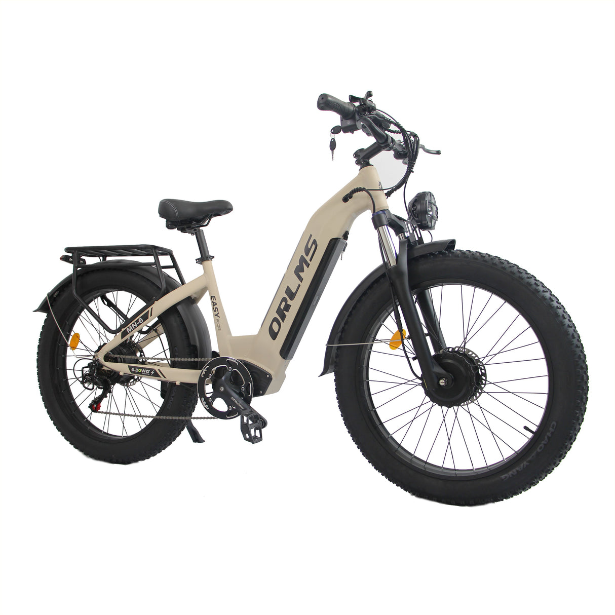 (USA Stock) ORLMS MN-6 26*4 Fat Tire 52V 23AH 3000W Dual Motors Hydraulic Brake Electric Bike