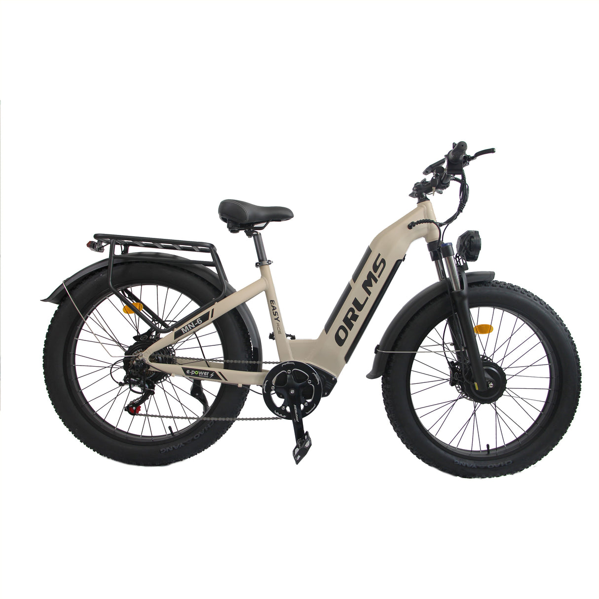 (USA Stock) ORLMS MN-6 26*4 Fat Tire 52V 23AH 3000W Dual Motors Hydraulic Brake Electric Bike