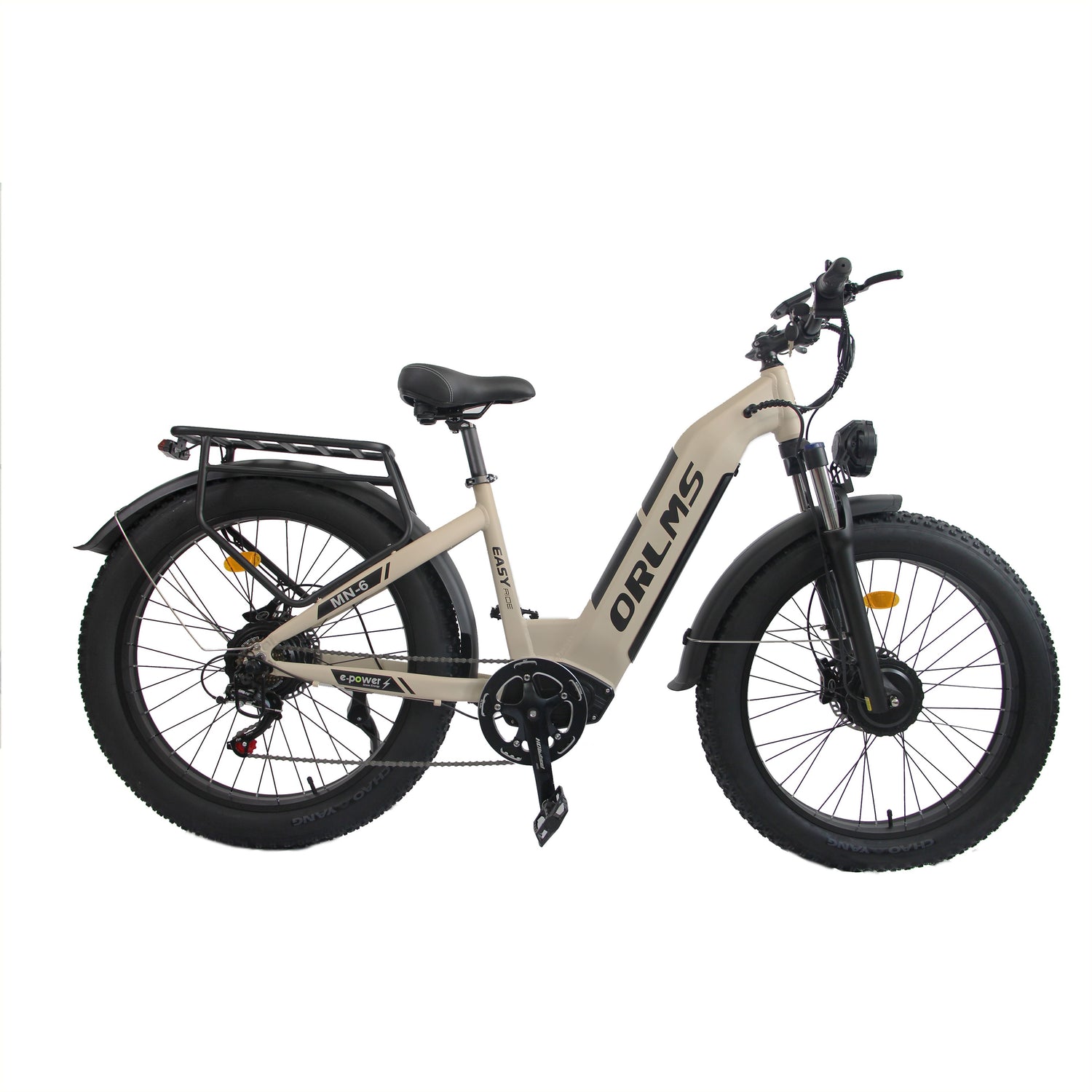 (USA Stock) ORLMS MN-6 26*4 Fat Tire 52V 23AH 3000W Dual Motors Hydraulic Brake Electric Bike
