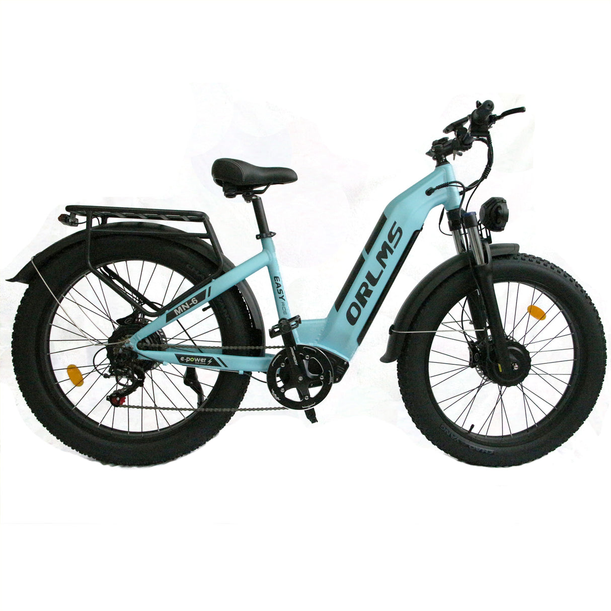 (USA Stock) ORLMS MN-6 26*4 Fat Tire 52V 23AH 3000W Dual Motors Hydraulic Brake Electric Bike
