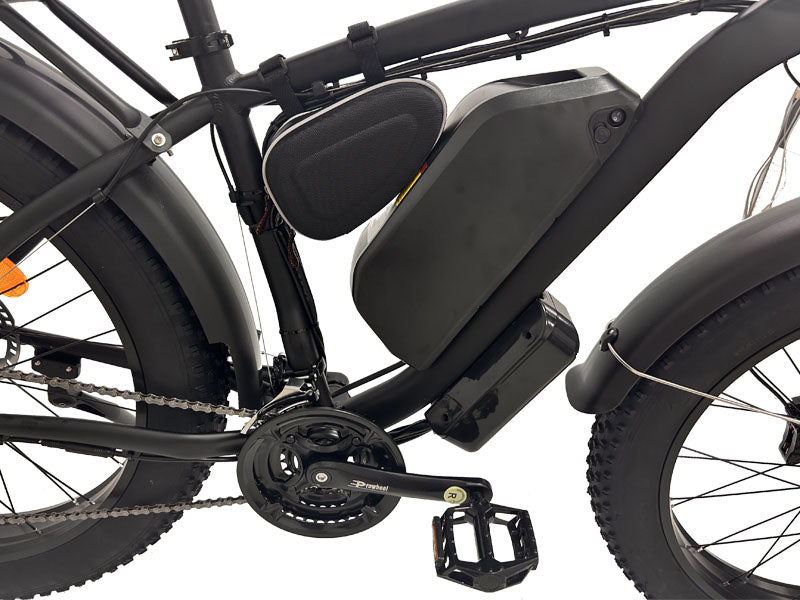 ( Ship from China) SMLRO XDC600 Plus Dual Motors Electric Bike | Hydralic Disc Brake| All Black
