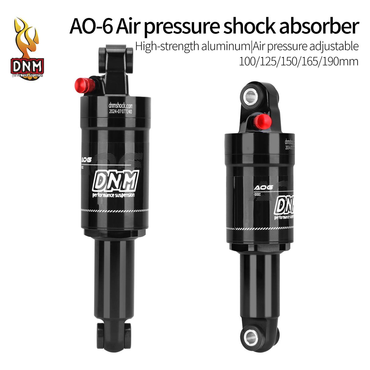 DNM AO-6 Air Pressure Adjustable Shock Absorber For City Off-road Ebike