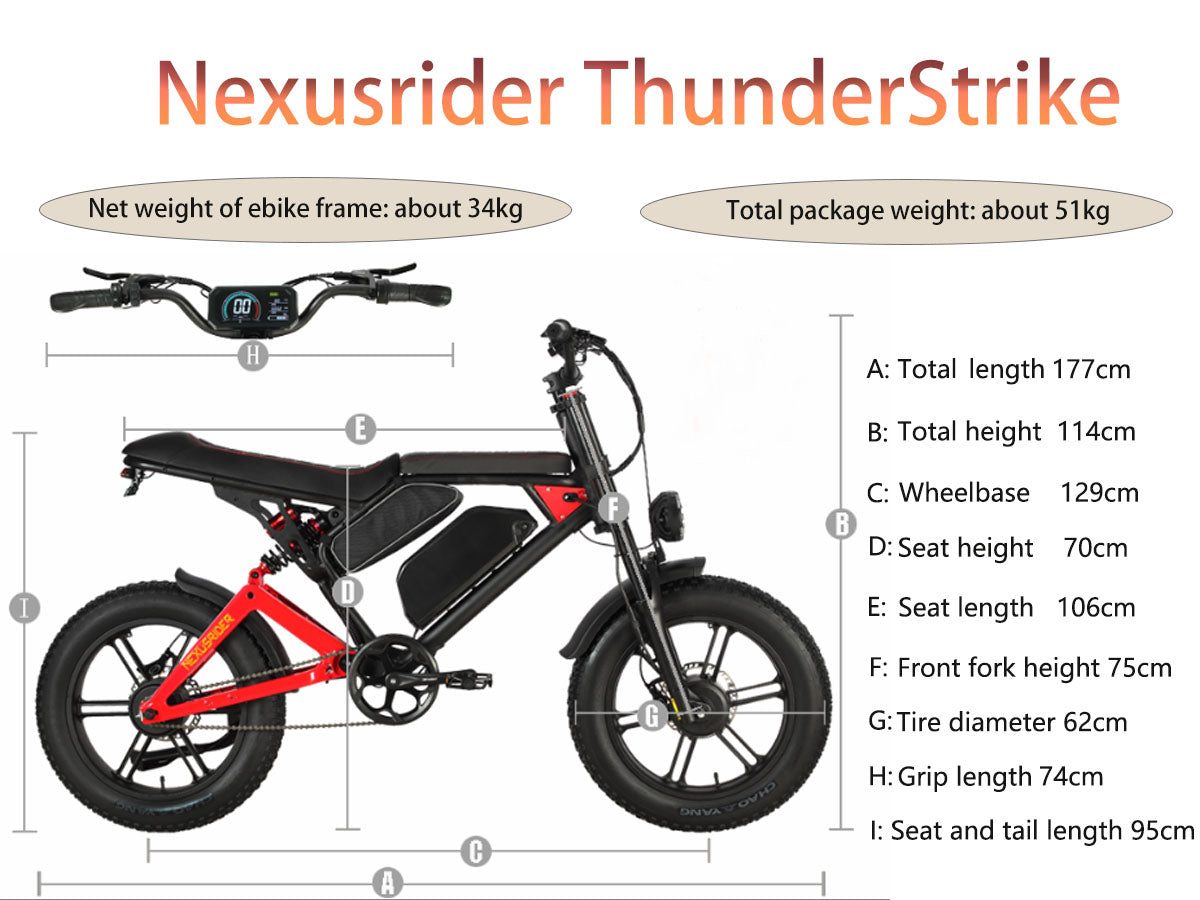 Nexusrider ThunderStrike Dual Motor Super Power Ebike