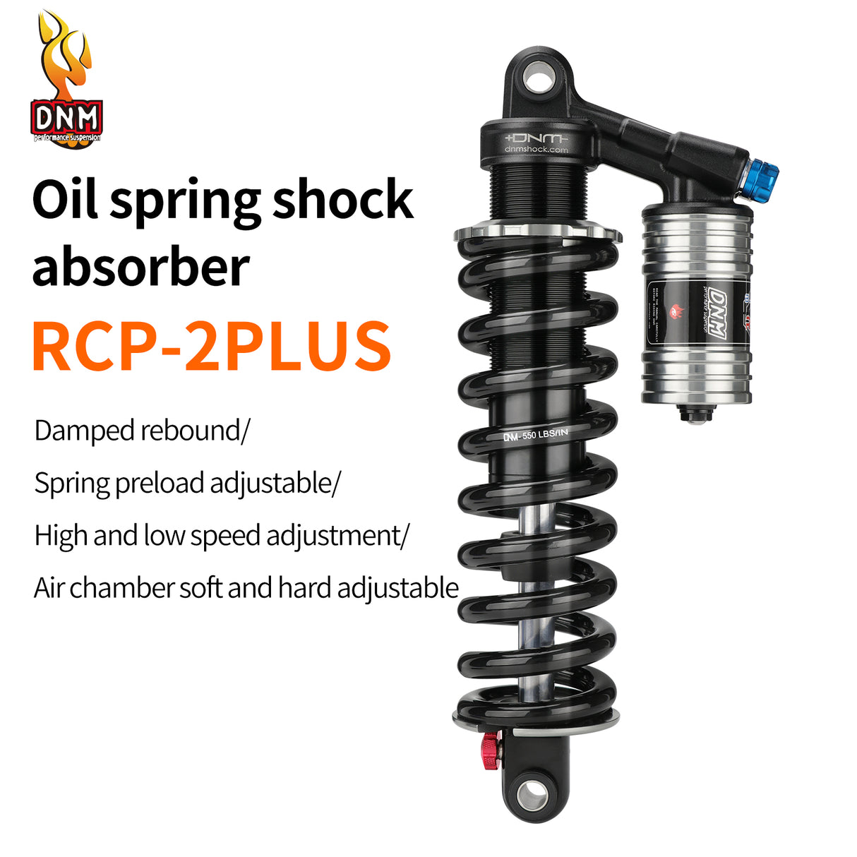 DNM RCP-2PLUS Replaceable Shock Absorber