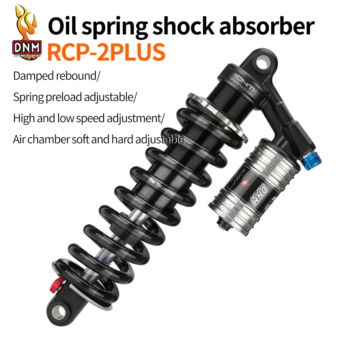 DNM RCP-2PLUS Replaceable Shock Absorber