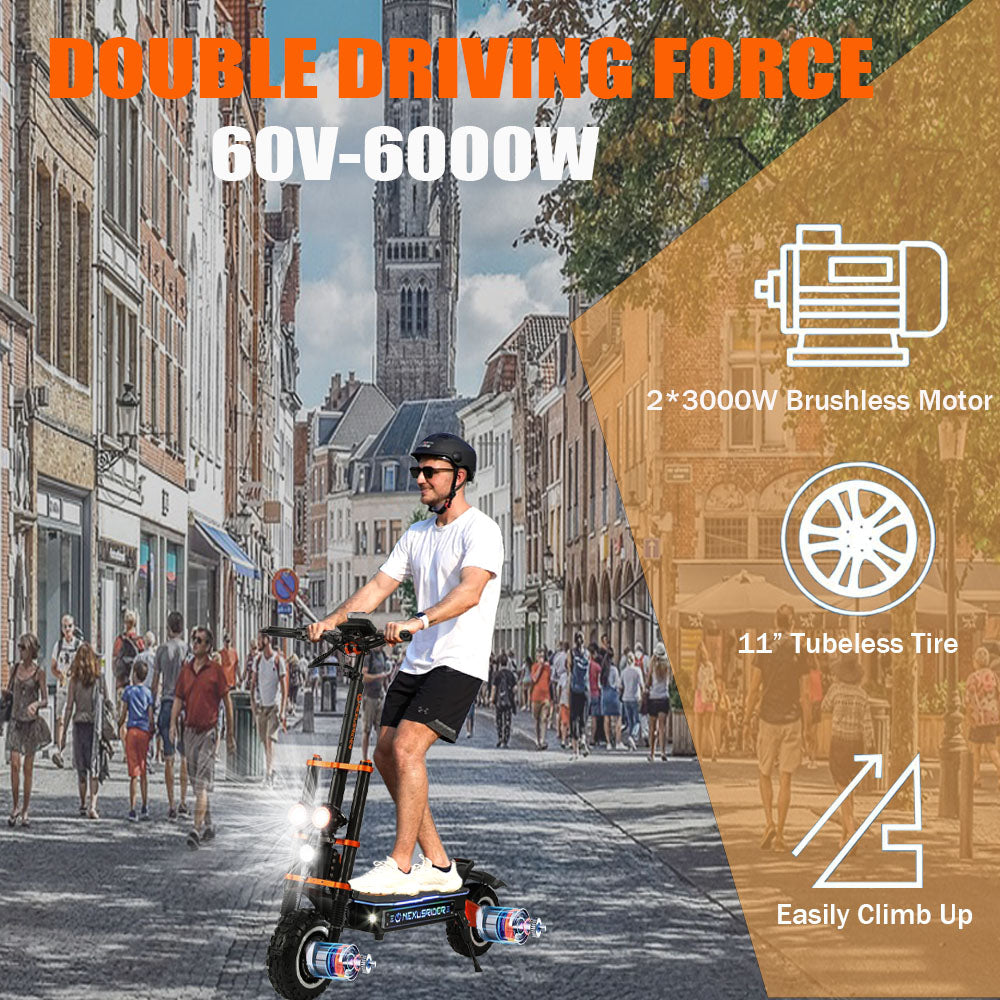 (USA Stock) NexusRider Tank500 6000W Electric Scooter