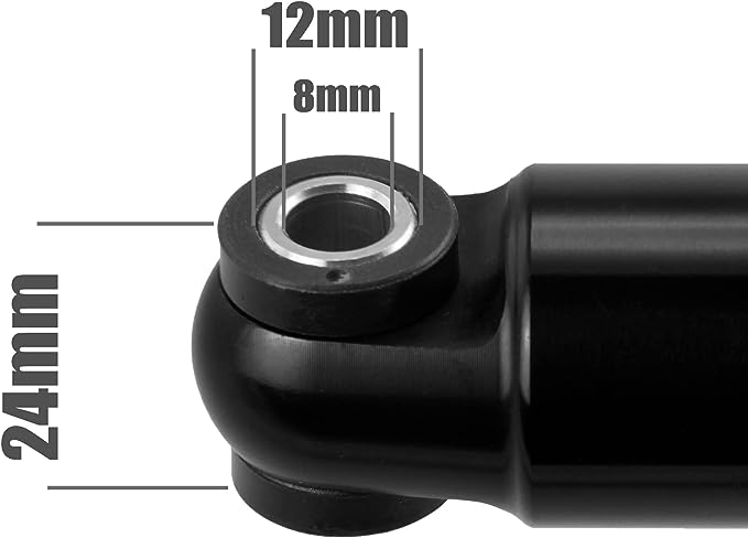 Original DNM Mountain Bike Bicycle Air Rear Shock - Rebound - Manual or Remote Lockout - Adjustable Air Pressure