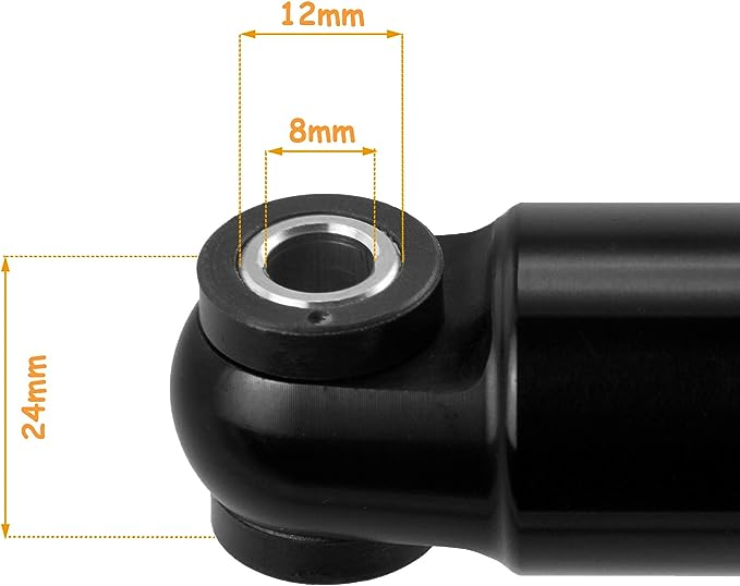Original DNM Mountain Bike Bicycle Air Rear Shock - Rebound - Manual or Remote Lockout - Adjustable Air Pressure