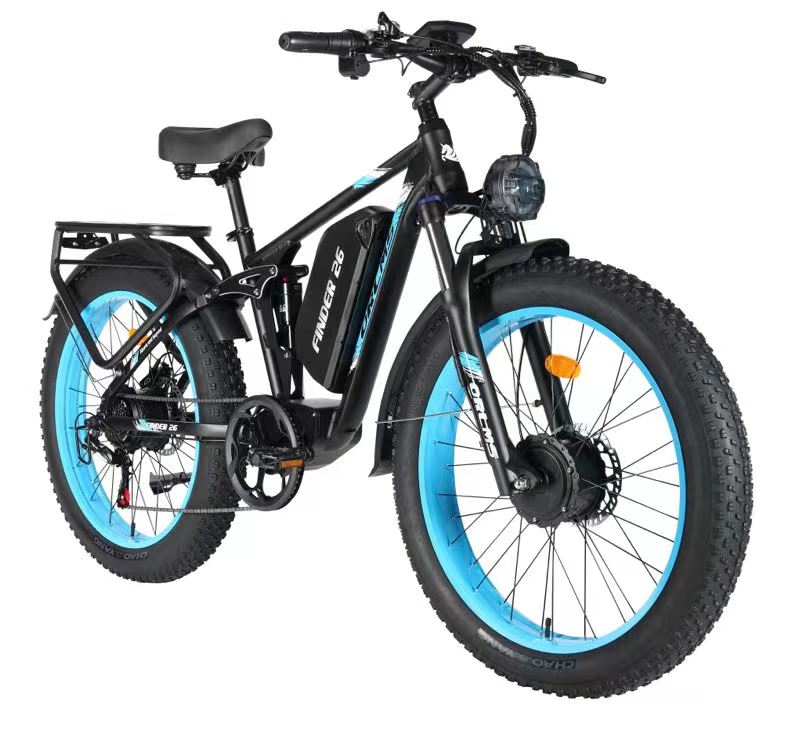 (EU Stock) FINDER 26 Dual Motors 2000W 52V 25AH Electric Bike