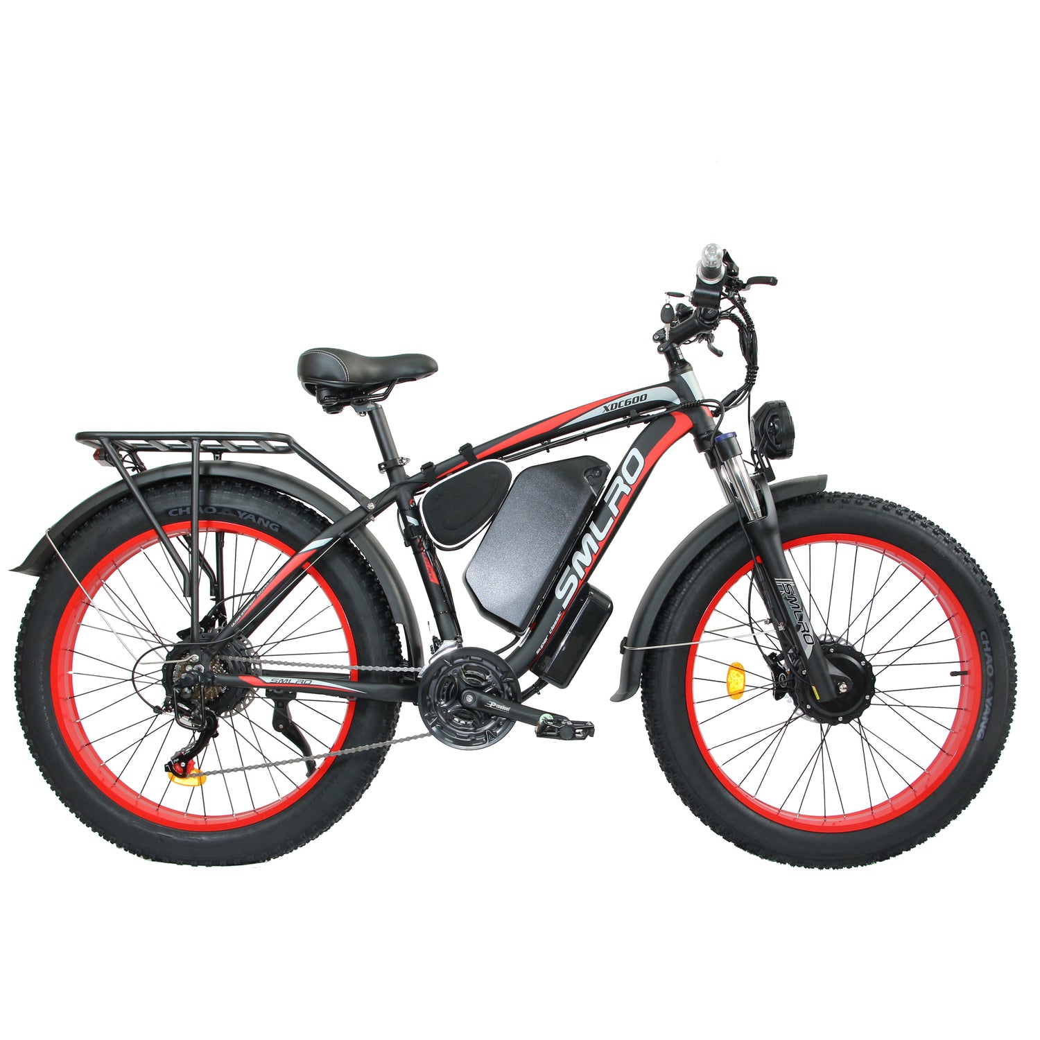 (USA Stock)SMLRO XDC600 Plus Dual Motors Electric Bike |  3000W 52V 30Ah | Hydralic Disc Brake