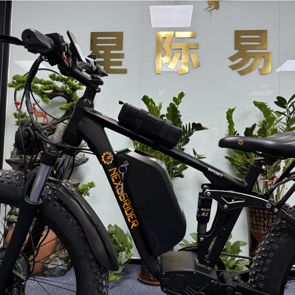 Bluetooth 5.1 Electric Bike Speakers with Solar Charging Lights - Super Loud, Portable, Ideal for Camping & Emergencies