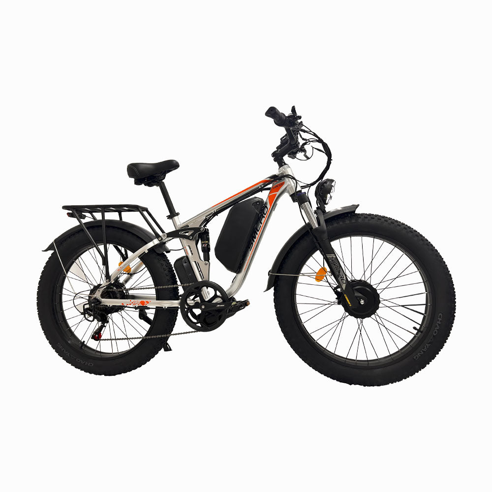 (Ship from China)SMLRO V3 PLUS Dual Motors Electric Bike