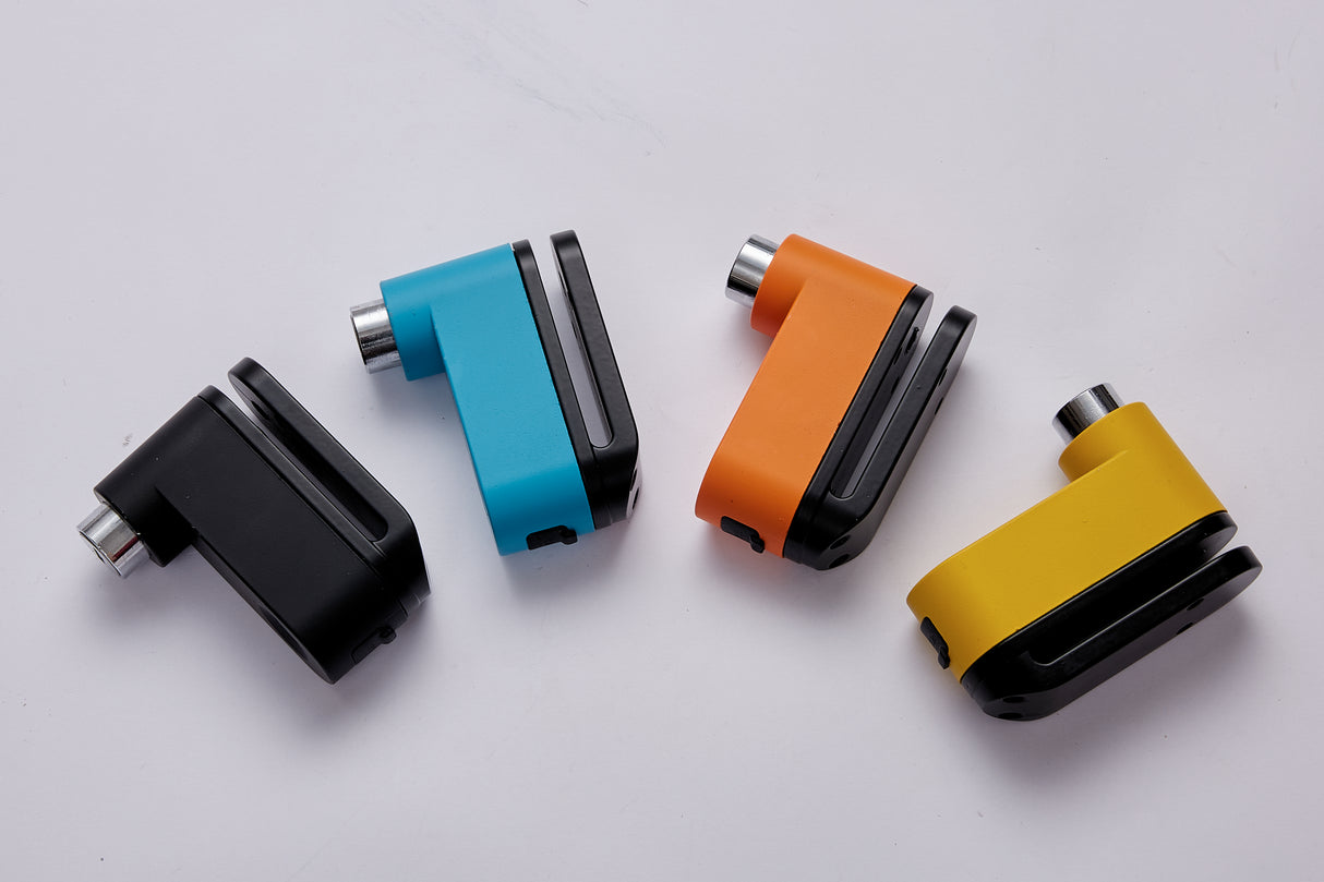 Bike Fingerprint Alarm Dic Lock | USB Rechargeable | 120dB Alarm | IP65 Waterproof