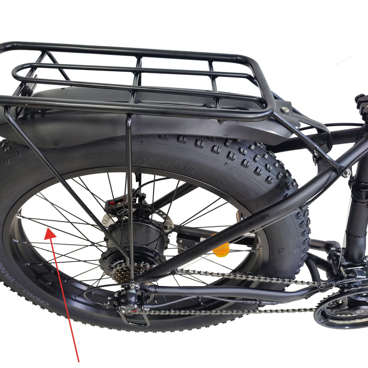 SMLRO Ebike Rear Wheel Replacement Spokes(Ships according to the number of wheels owned)