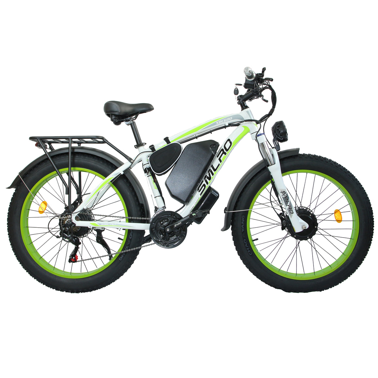 (USA Stock)SMLRO XDC600 Plus Dual Motors Electric Bike |  3000W 52V 30Ah | Hydralic Disc Brake