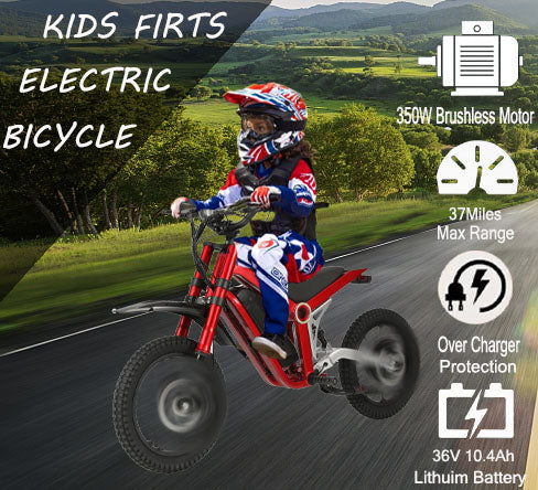 (Ship from China) KDX350 Kids Electric Dirt Bike