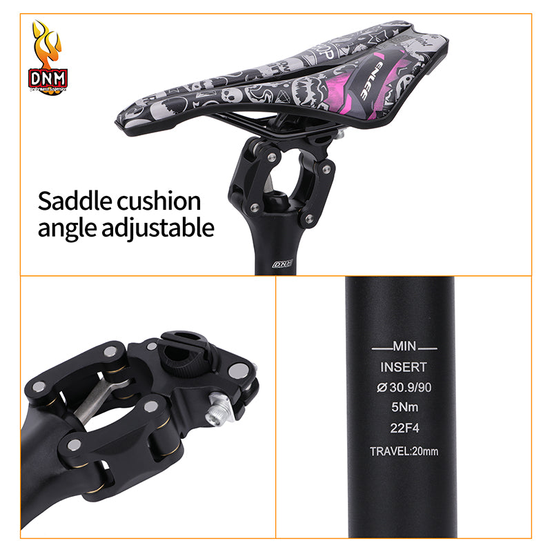 DNM Replaceable Ebike Four-link Seat Tube