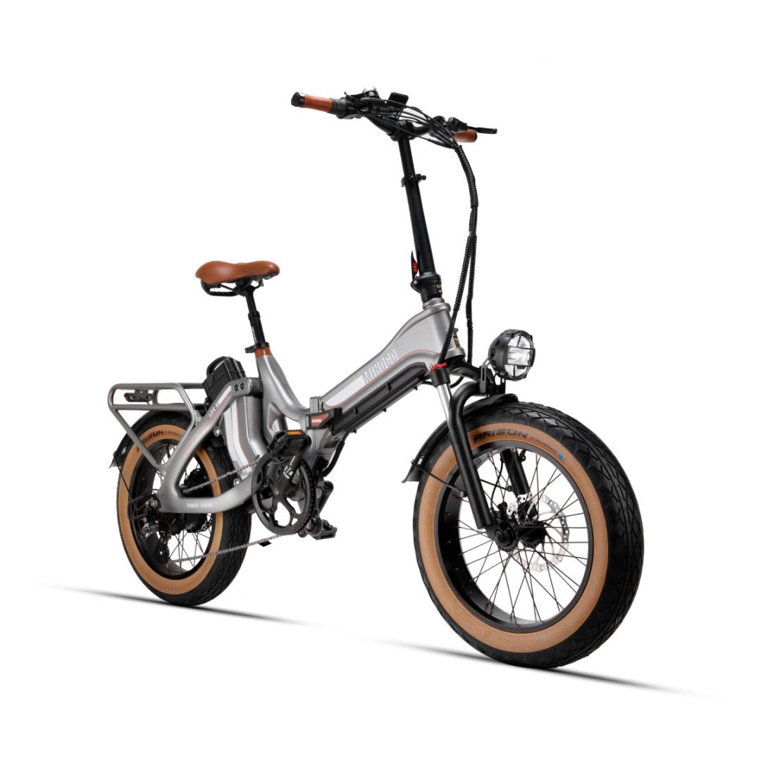(USA Stock) MIGOHO ONE Intelliegent 48V 12.8Ah&16Ah Dual Batteries 20*4.0 Foldable Ebike