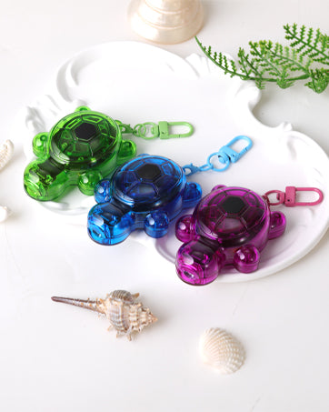 (USA Stock)3PCS Set Turtle Keychain Flashlights, LED & SOS Emergency Mini Flashlight Key Ring Handbag Bag Purse Keychains Set Animal Keychain Lights, Outdoor Adventures, Holiday Gift