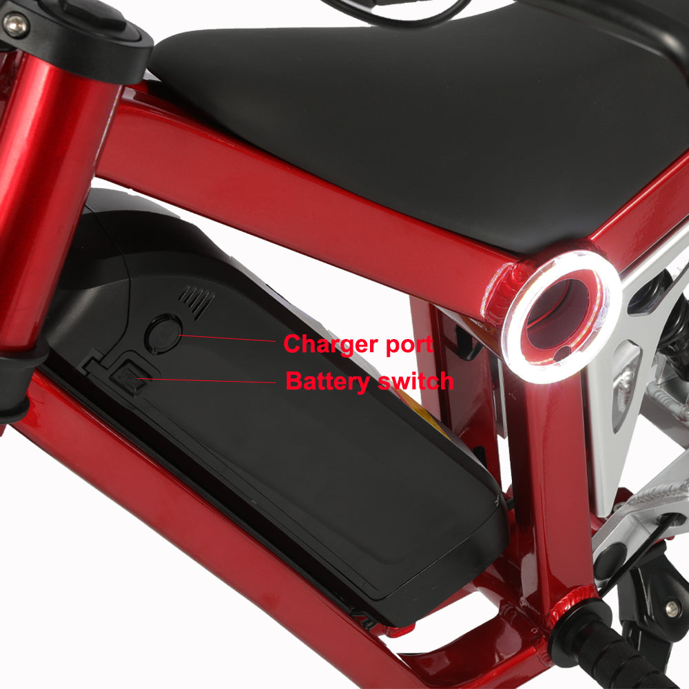 (Ship from China) KDX350 Kids Electric Dirt Bike