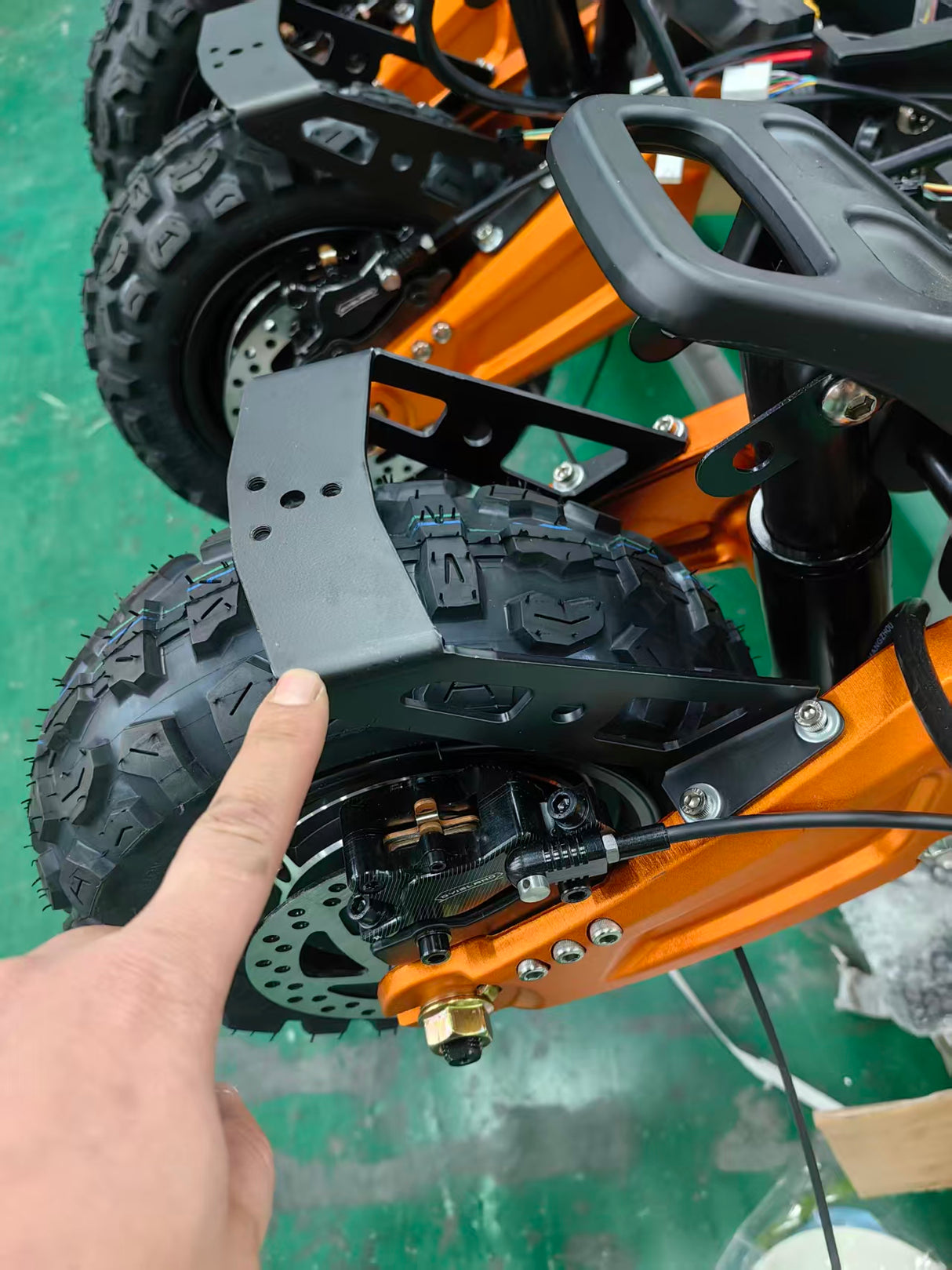 Scooter Rear Fender Bracket - Tank500 Replacement Part