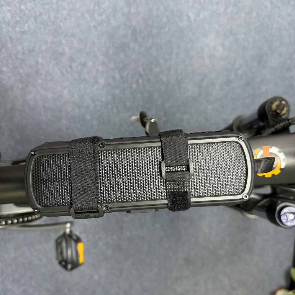 Bluetooth 5.1 Electric Bike Speakers with Solar Charging Lights - Super Loud, Portable, Ideal for Camping & Emergencies