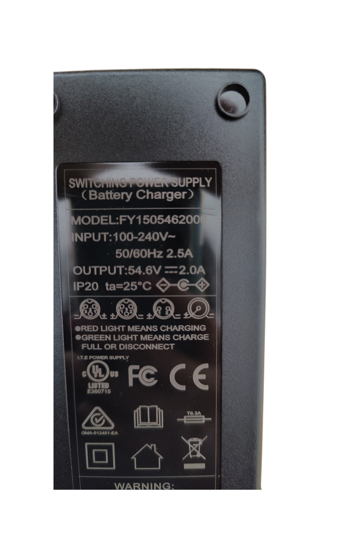 Electric Bike Lithium Battery Charger 48V Battery 2A/3A Power Adapter EU US UK AU JP Plug For All Electric Bicycle Bike Ebike E-bike(Updated version)