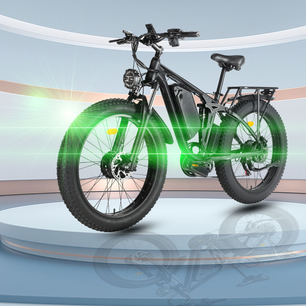 (Ship from China)SMLRO V3 PLUS Dual Motors Electric Bike