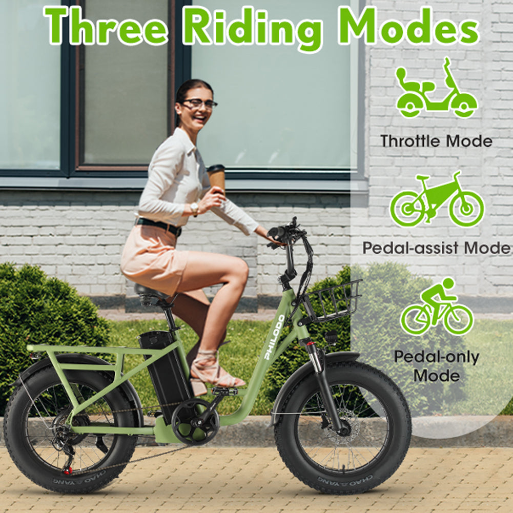(EU Stock)PHILODO T1 Electric Bike for Adults