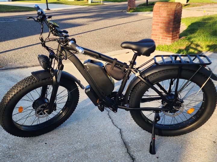 ( Ship from China) SMLRO XDC600 Plus Dual Motors Electric Bike | Hydralic Disc Brake| All Black