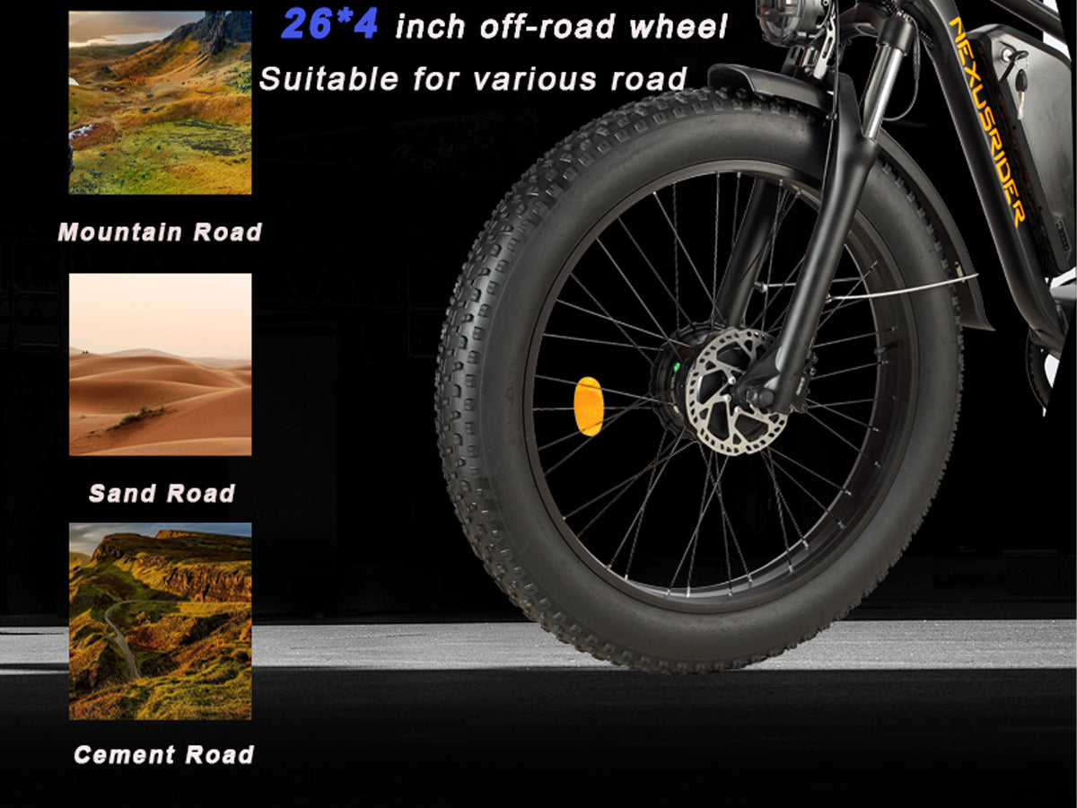 (Ship from China)Nexusrider TrailBlazer Dual Motors Electric Bike