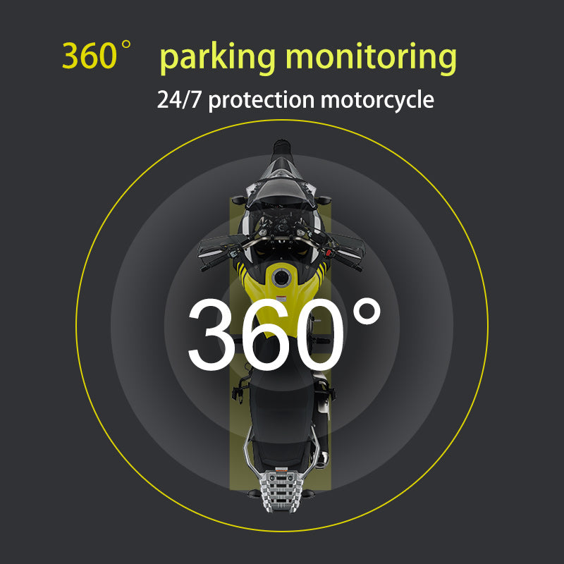 SMLRO GOU10 – 4K Action Dash Camera for E-Bike & Moto | 360° Triple-View, GPS, Night Vision, Tilt & Parking Monitor