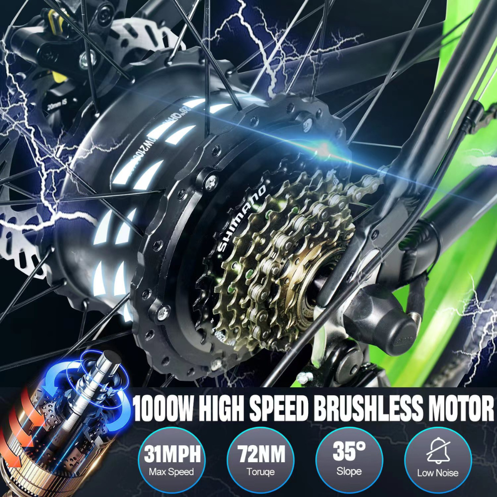 (EU Stock) PHILODO H7 PRO 48V 17.5AH All-Terrain Electric Fat Bike