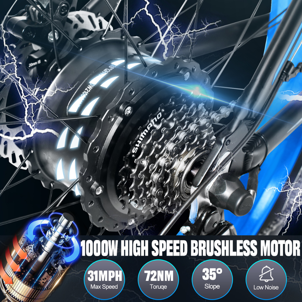 (EU Stock) PHILODO H7 PRO 48V 17.5AH All-Terrain Electric Fat Bike