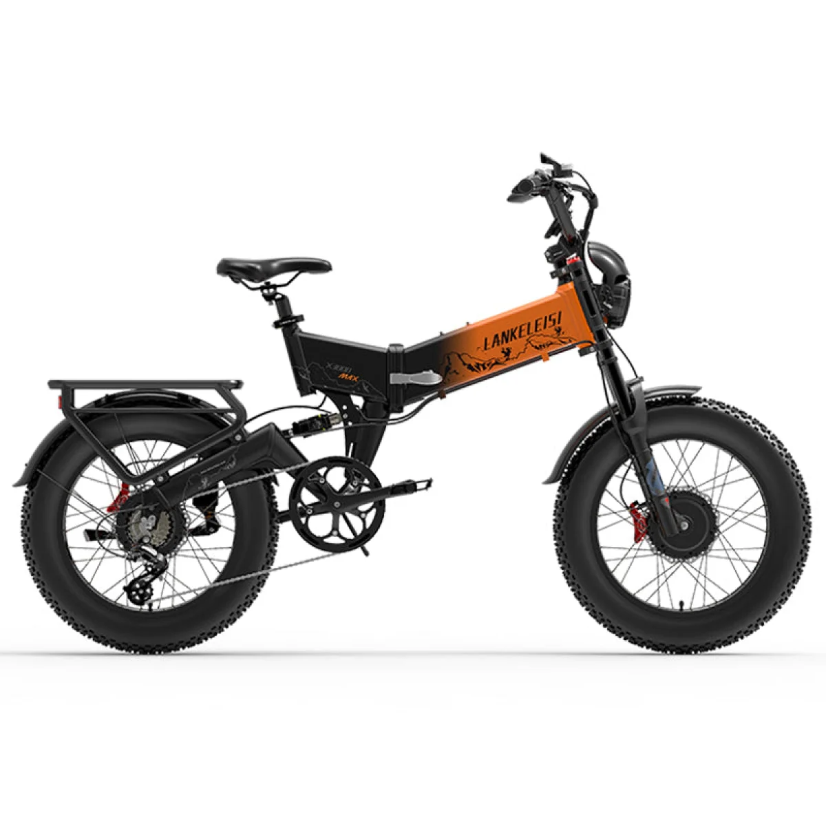 SMLRO LANKELEISI X3000 MAX 2000W Dual Motor Foldable Electric Mountain Bike