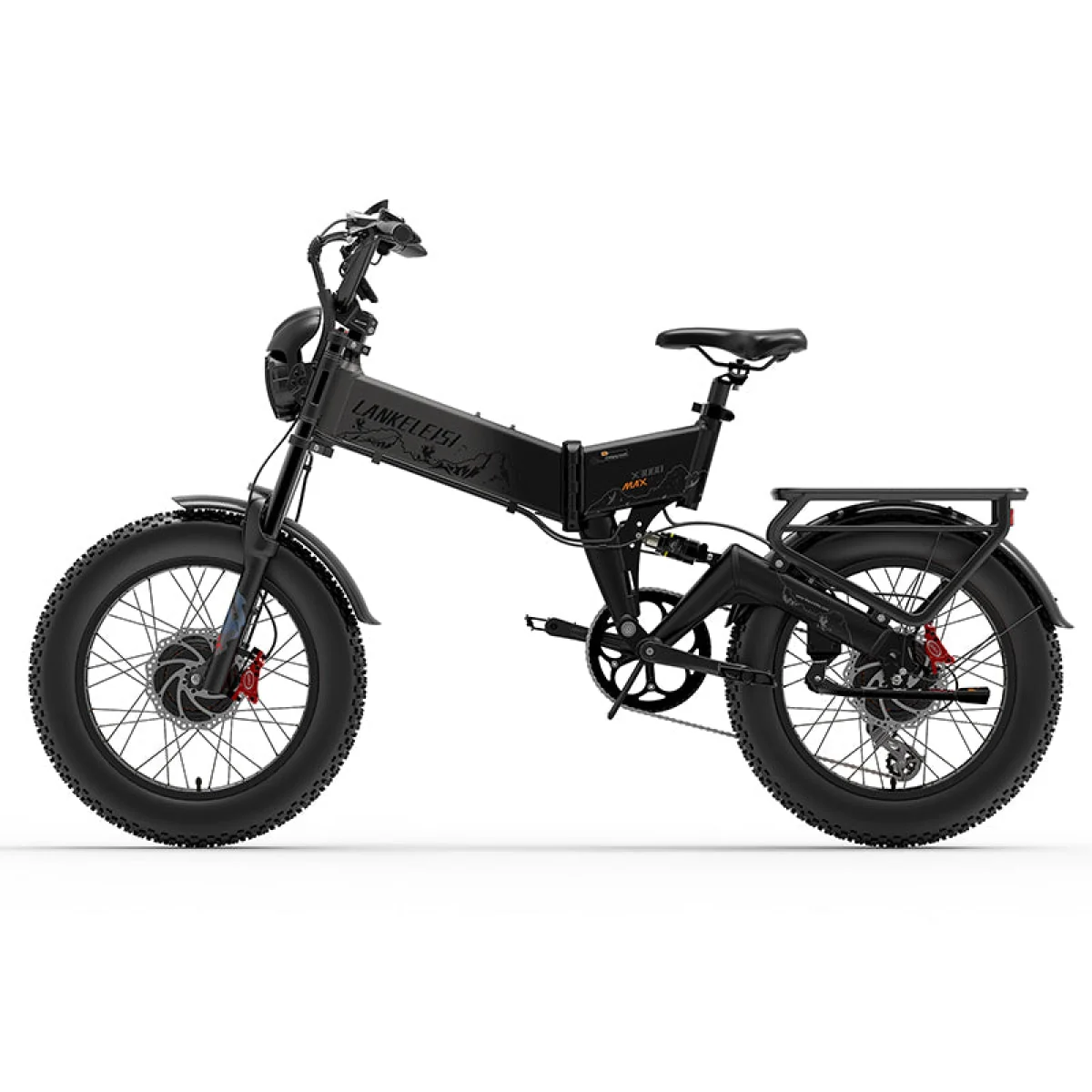 SMLRO LANKELEISI X3000 MAX 2000W Dual Motor Foldable Electric Mountain Bike