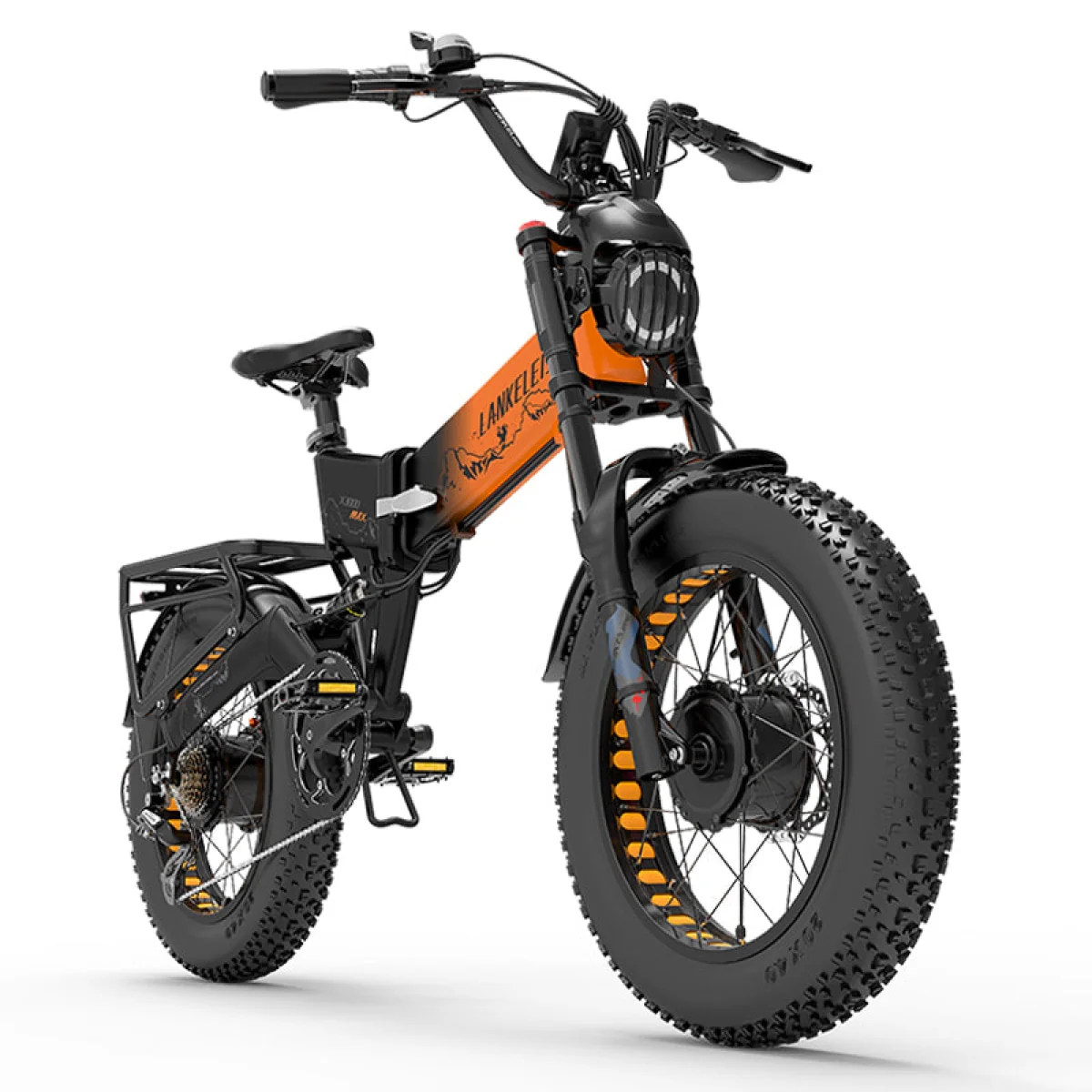 SMLRO LANKELEISI X3000 MAX 2000W Dual Motor Foldable Electric Mountain Bike