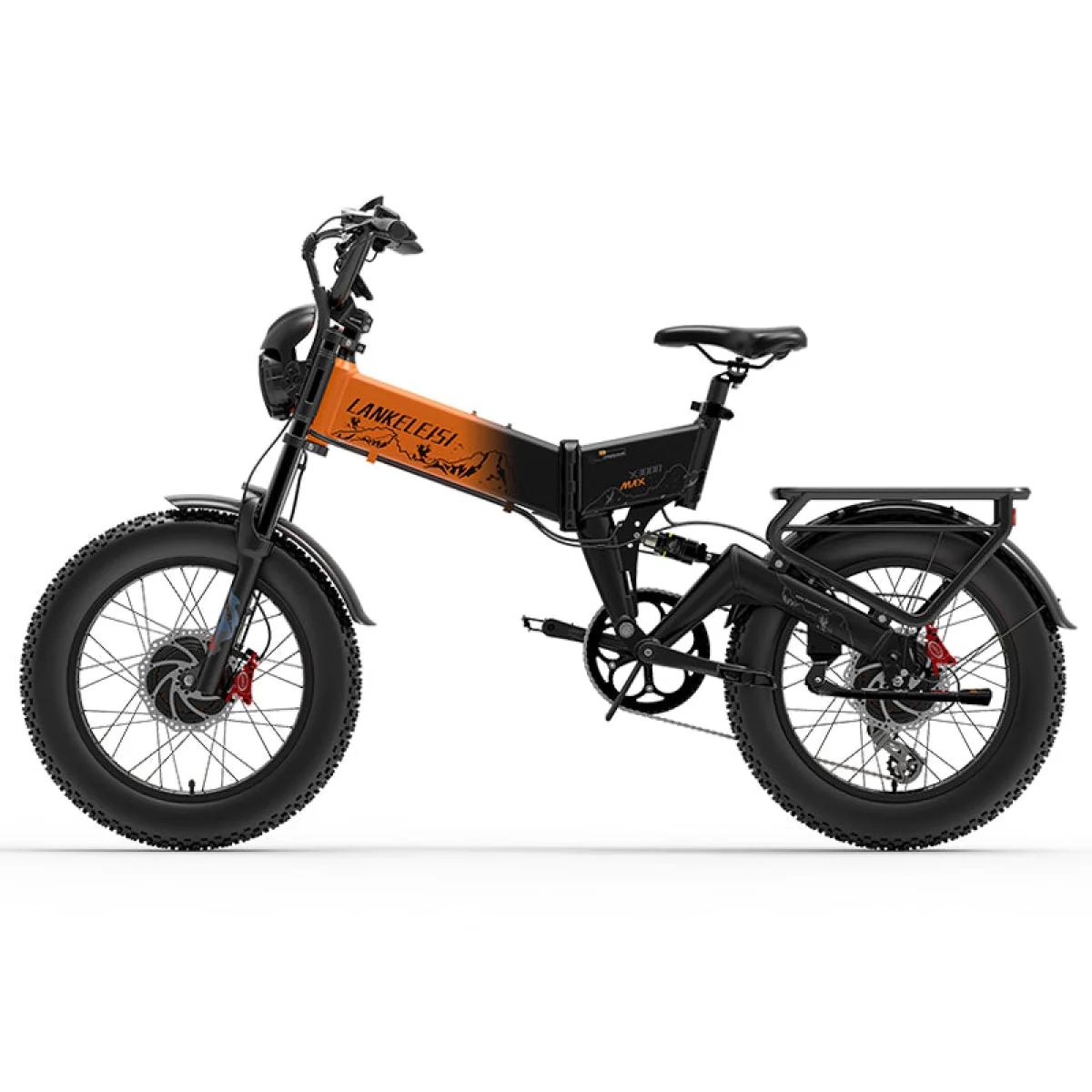 SMLRO LANKELEISI X3000 MAX 2000W Dual Motor Foldable Electric Mountain Bike
