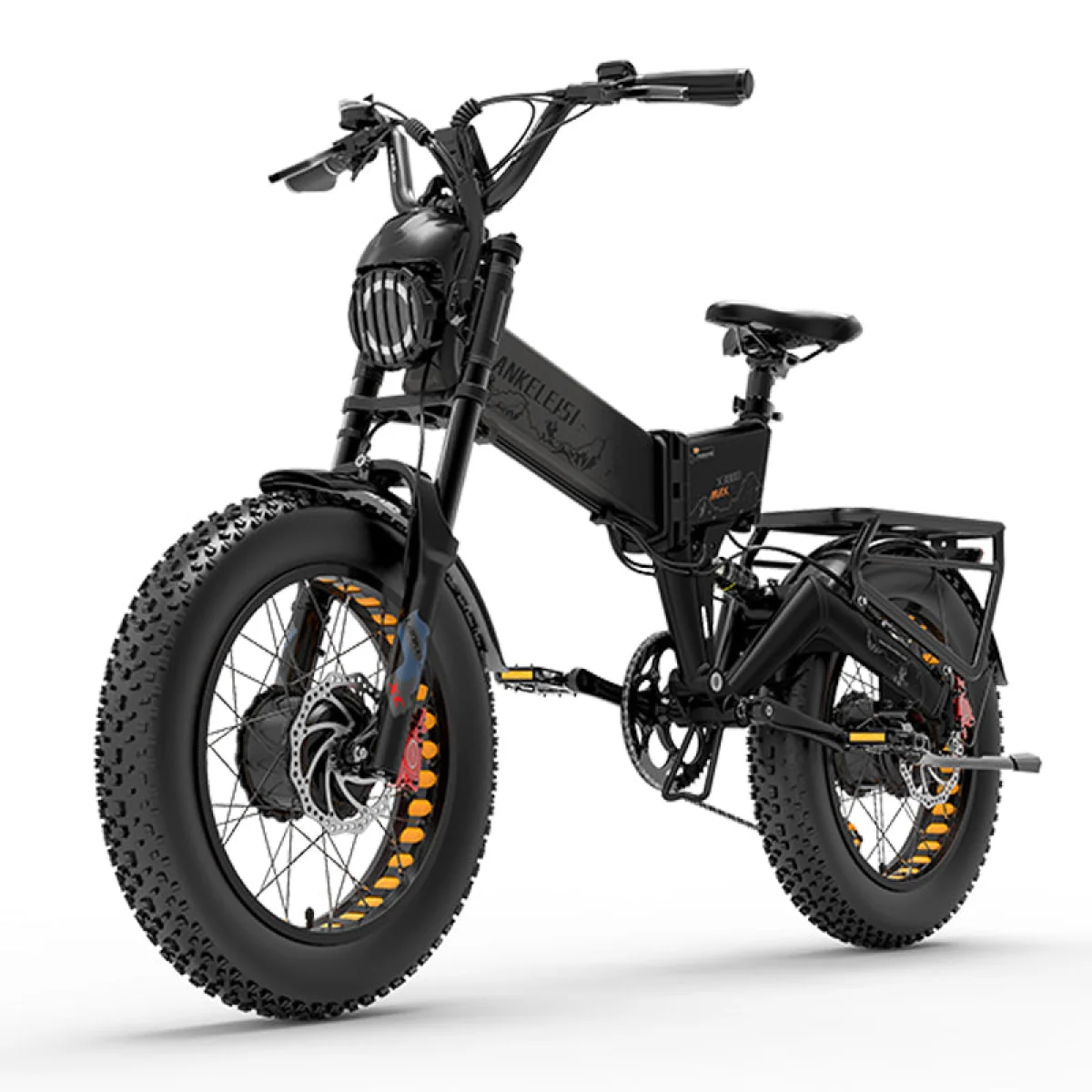 SMLRO LANKELEISI X3000 MAX 2000W Dual Motor Foldable Electric Mountain Bike