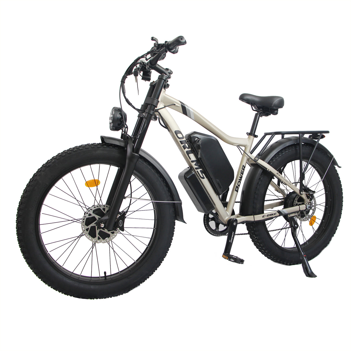 (USA Direct) MX500 Dual Motor E-Bike | 2000W 52V 25Ah | 24" Fat Tire Off-Road Electric Bike