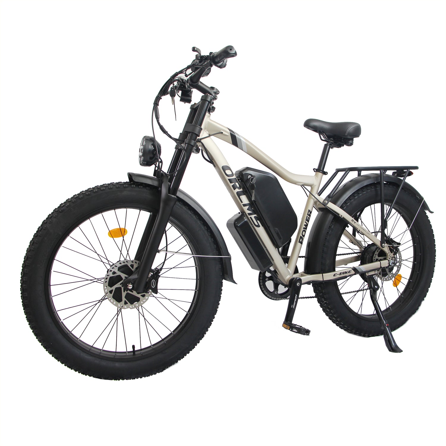 (USA Direct) MX500 Dual Motor E-Bike | 2000W 52V 25Ah | 24" Fat Tire Off-Road Electric Bike