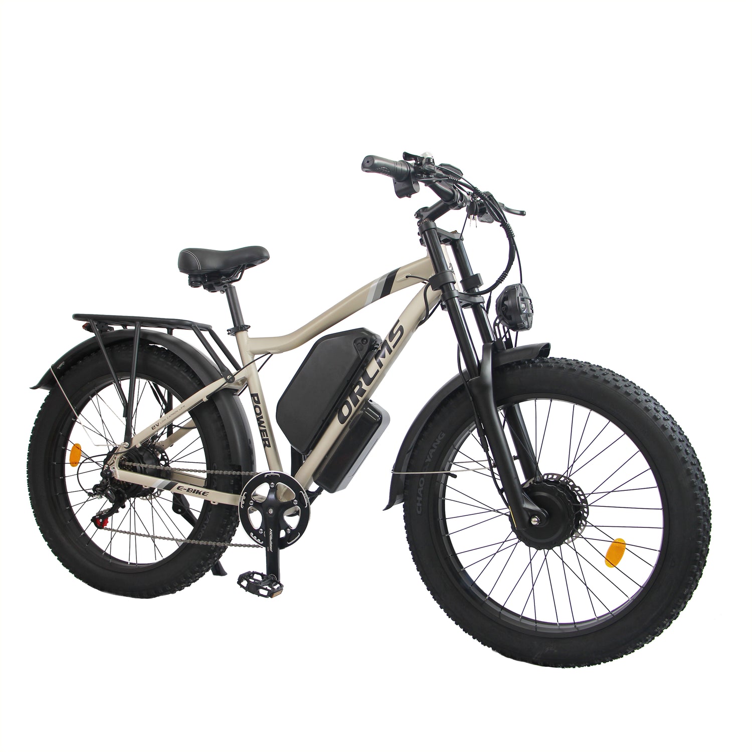 (USA Direct) MX500 Dual Motor E-Bike | 2000W 52V 25Ah | 24" Fat Tire Off-Road Electric Bike