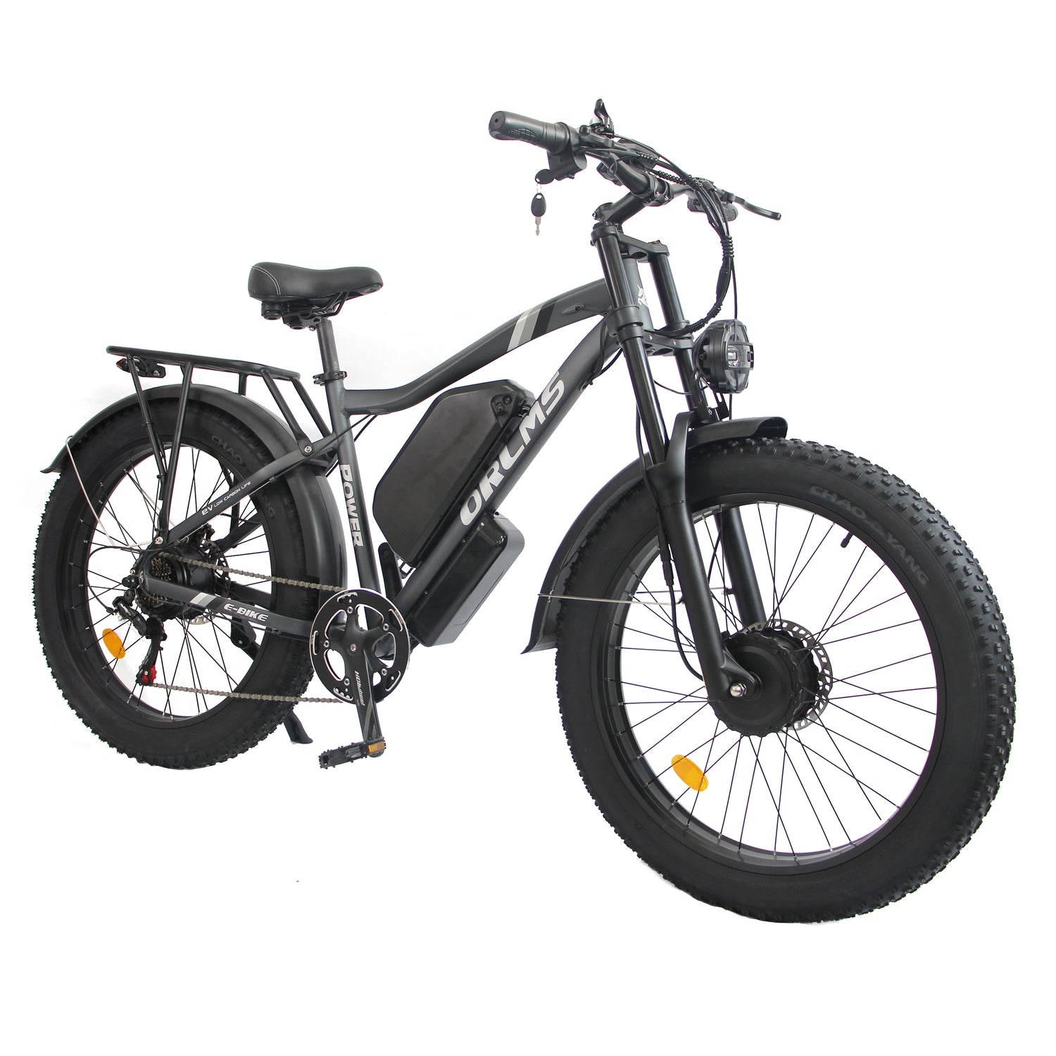 (USA Direct) MX500 Dual Motor E-Bike | 2000W 52V 25Ah | 24" Fat Tire Off-Road Electric Bike