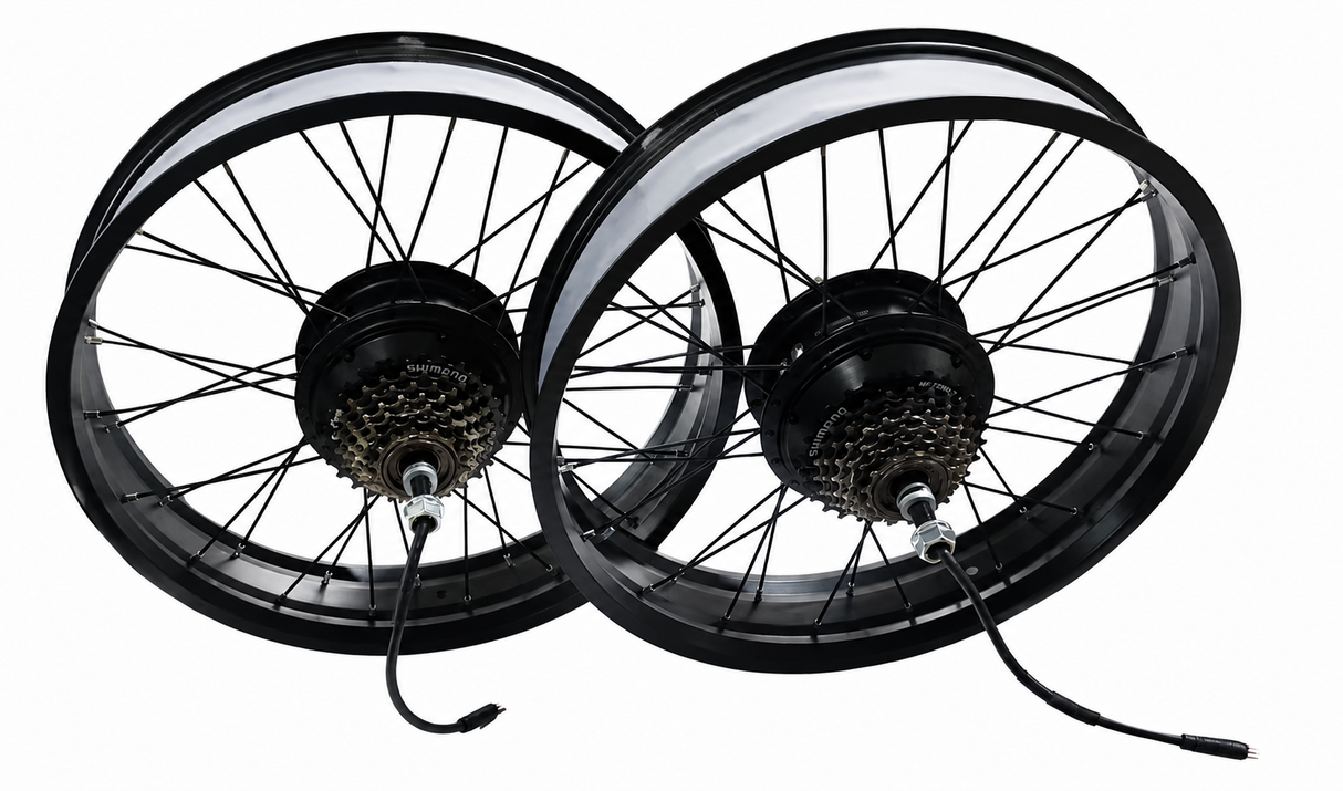 SMLRO/ORLMS 24"/26" E-Bike Motor Wheel with Spokes & Nuts