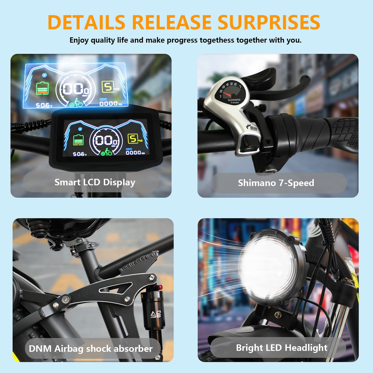 (EU Stock) ORLMS V3 PLUS Dual Motors 2000W 53V 25AH Electric Bike