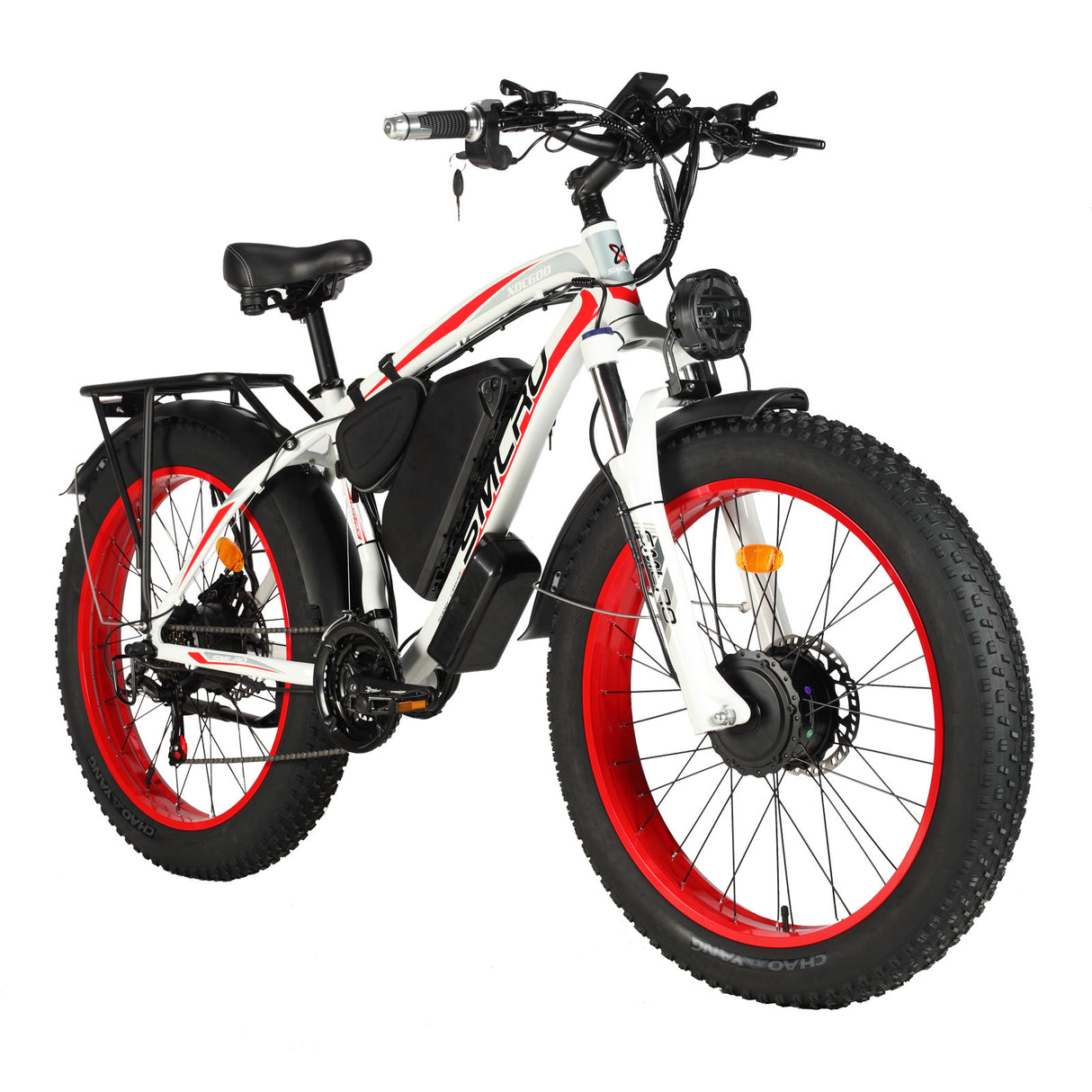 (USA Stock)SMLRO XDC600 Plus Dual Motors Electric Bike |  3000W 52V 30Ah | Hydralic Disc Brake