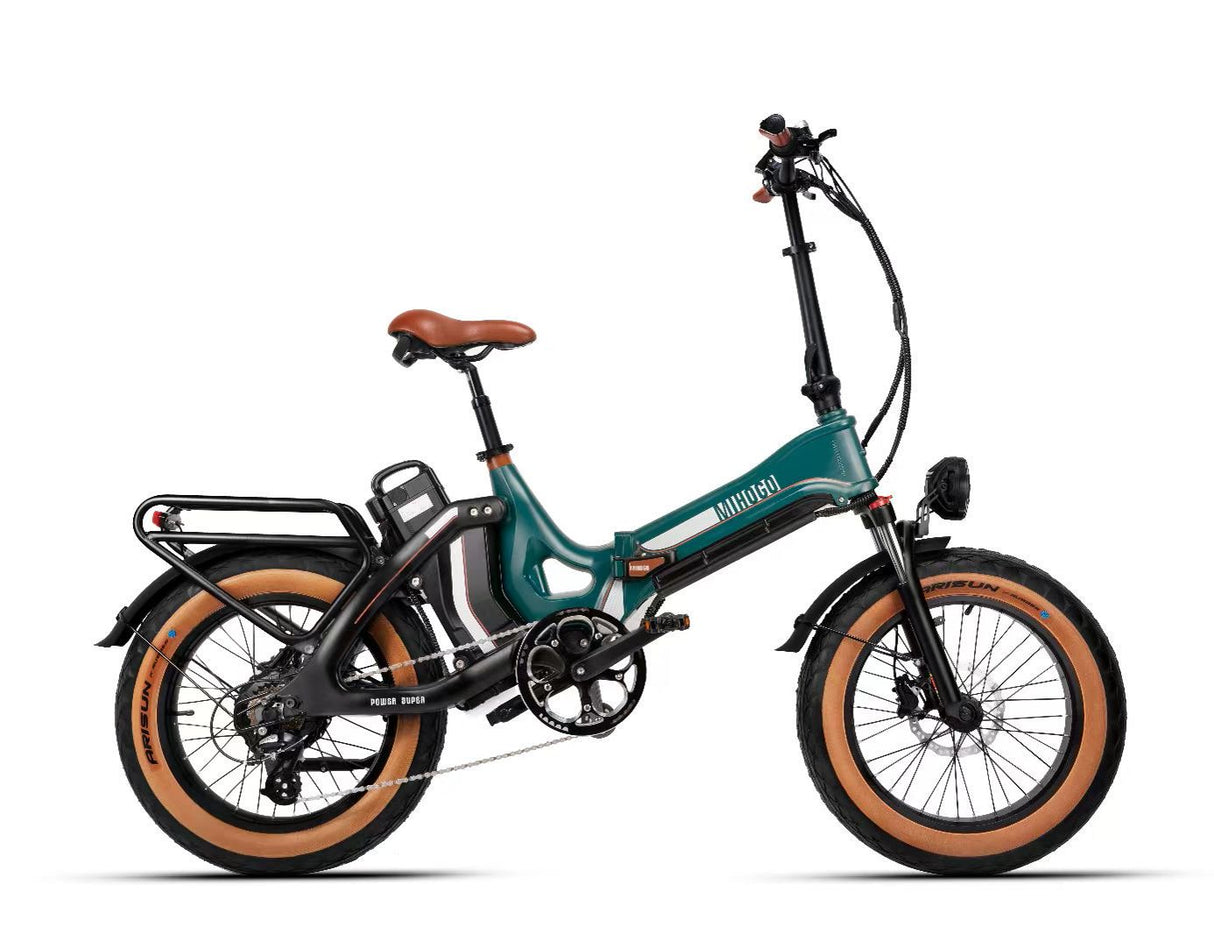 (USA Stock) MIGOHO ONE Intelliegent 48V 12.8Ah&16Ah Dual Batteries 20*4.0 Foldable Ebike