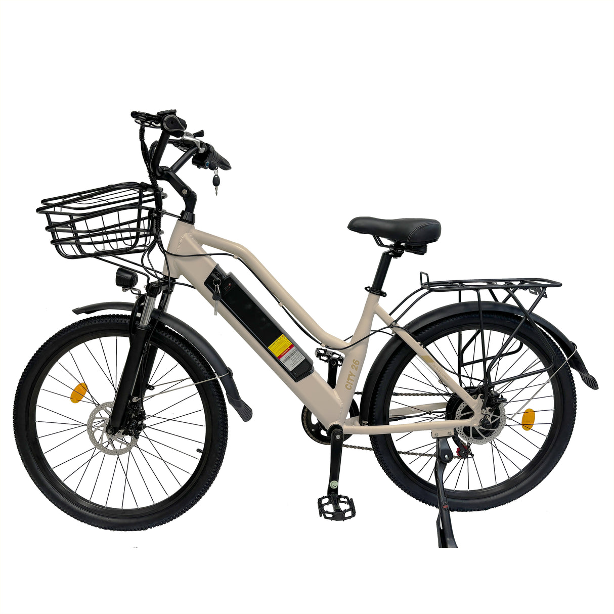 【EU Direct】City Electric Bike for Women | 500W 48V 15Ah | 55Km Range Commuter E-Bike