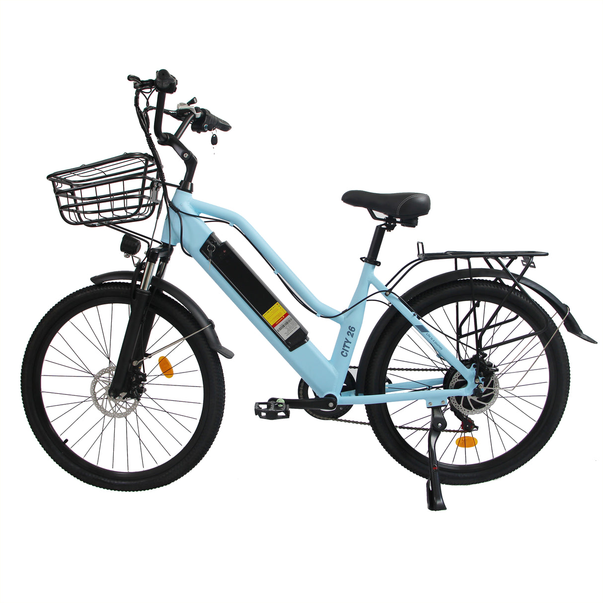 【EU Direct】City Electric Bike for Women | 500W 48V 15Ah | 55Km Range Commuter E-Bike